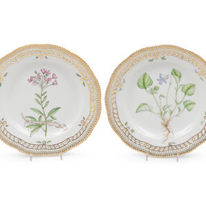 Two Royal Copenhagen Flora Danica 34c78e