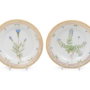 Two Royal Copenhagen Flora Danica 34c78f