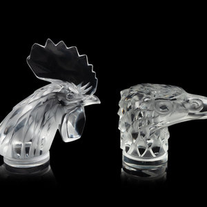 Two Lalique Molded and Frosted 34c79f