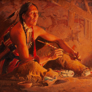 David Mann
(American, b. 1948)
Indian