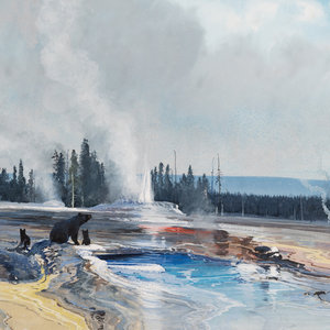 Michael Coleman American b 1946 Geyser 34c7f5