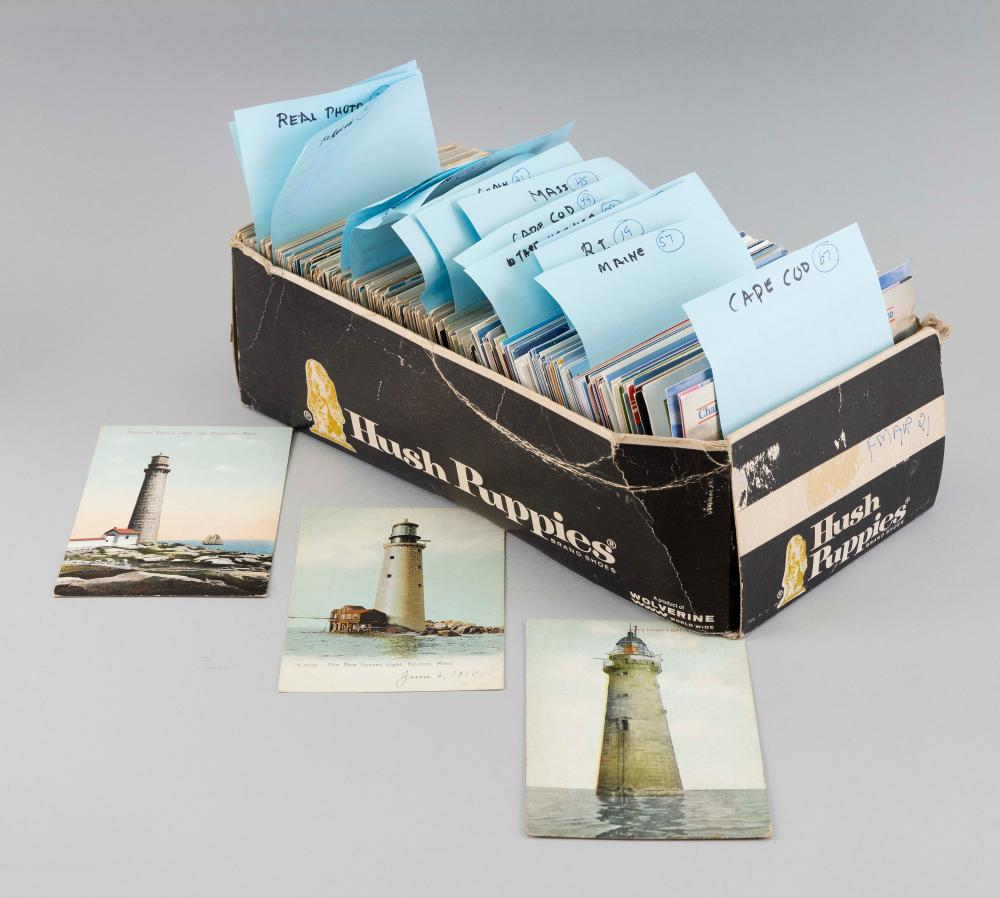 APPROX. 650 POSTCARDS DEPICTING LIGHTHOUSES