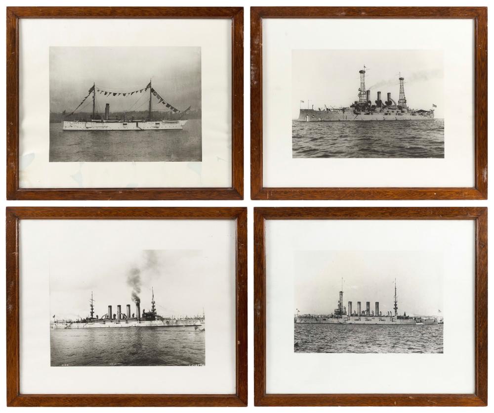 FOUR ALBUMEN PHOTOGRAPHS OF EARLY