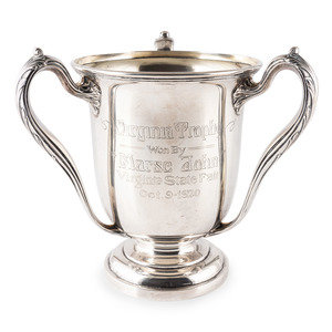 An American Silver Trophy Cup for