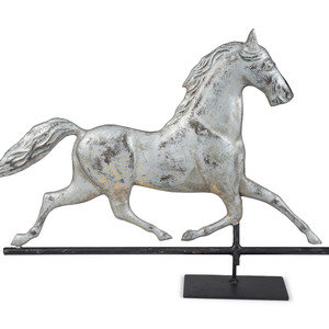 A Copper Horse Weathervane
20th Century
with