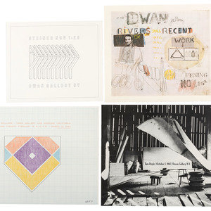 Ten Fine Art Exhibition Posters comprising CHRISTO 34c972