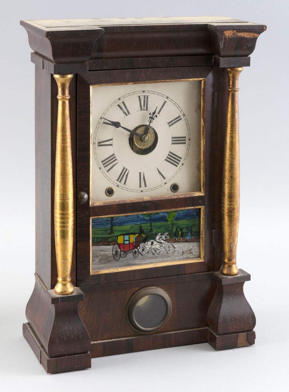 SETH THOMAS HALF SIZE PILLAR CLOCK 34c98e