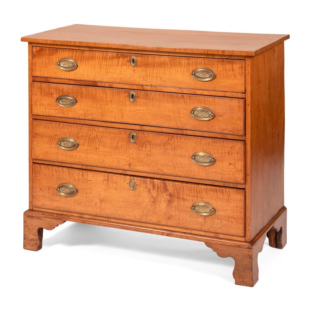 CHIPPENDALE BUREAU NEW ENGLAND,