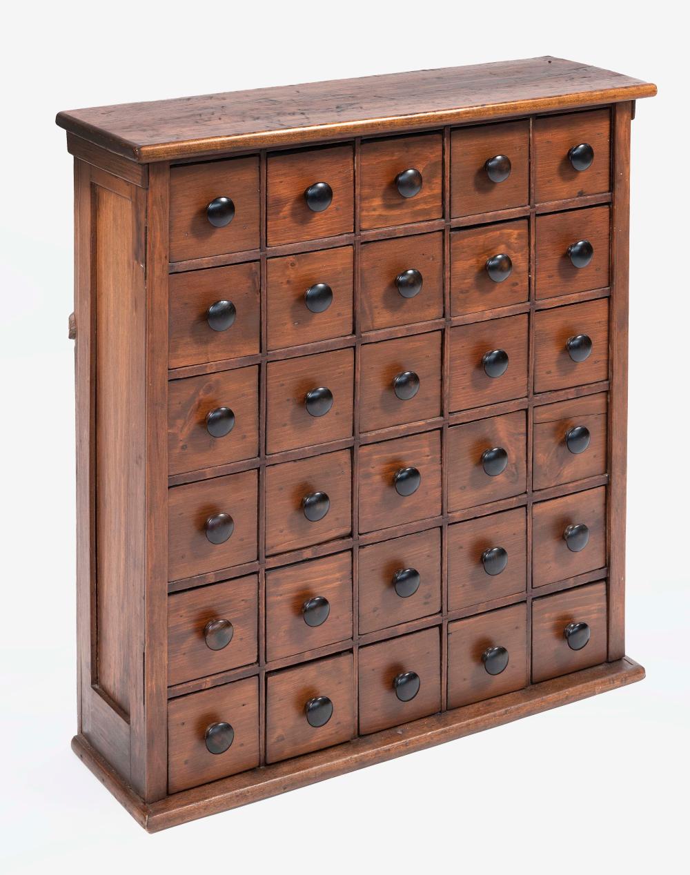 THIRTY DRAWER SPICE CABINET LATE 34c9f3