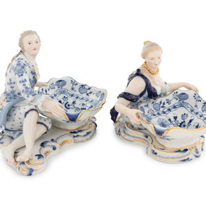 A Pair of Meissen Porcelain Blue 34caff