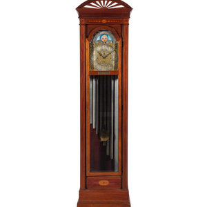 An American Mahogany Tall Case