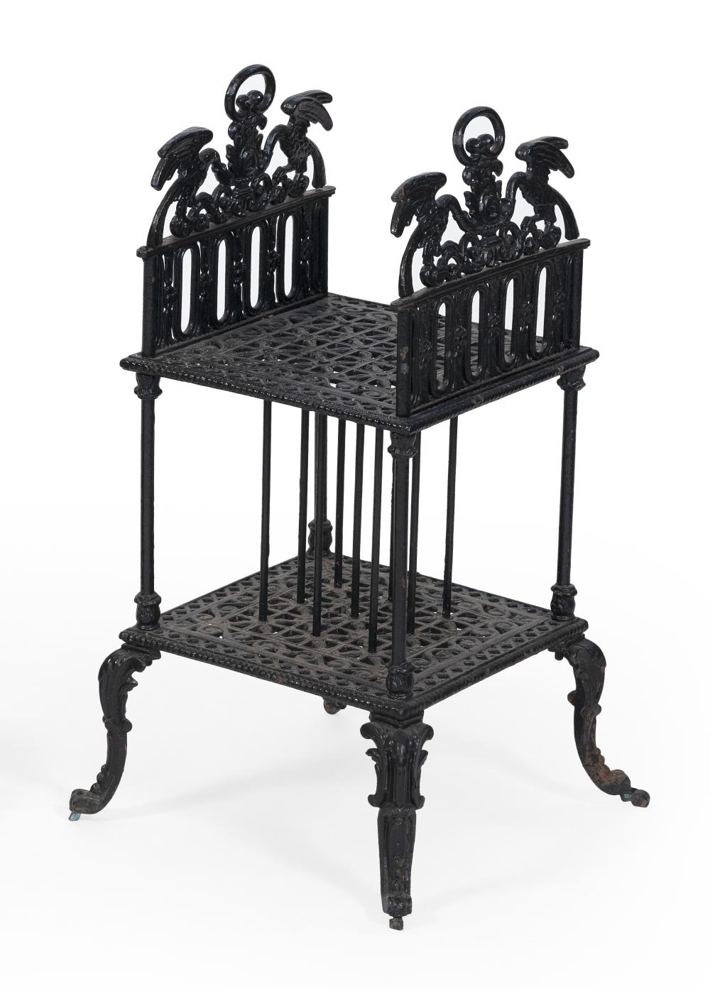 VICTORIAN CAST IRON TABLE LATE