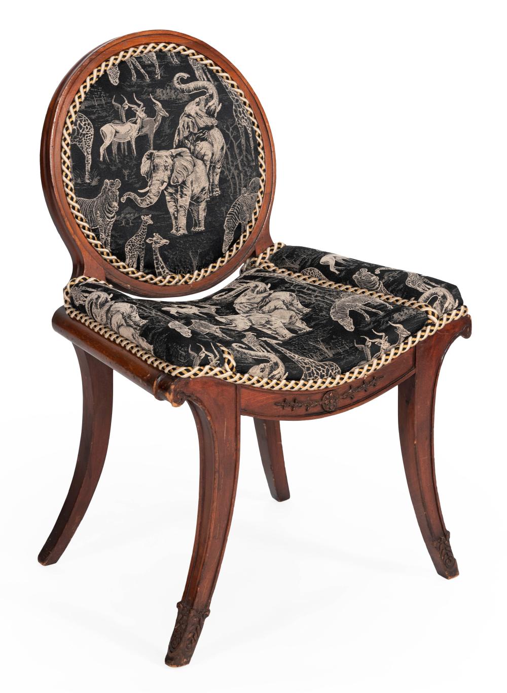 ENGLISH SIDE CHAIR LATE 19TH CENTURY