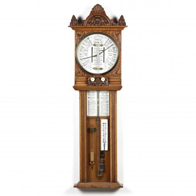 VICTORIAN ADMIRAL FITZROY BAROMETER 34a4e8