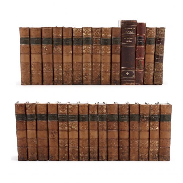 29 VOLUMES OF SIR WALTER SCOTTS WAVERLY