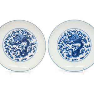 A Pair Chinese Blue and White Porcelain 34a59b