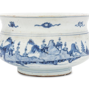 A Chinese Blue and White Porcelain