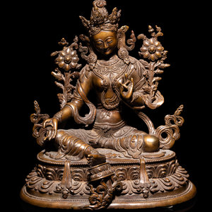 A Sino-Tibetan Copper Alloy Figure
