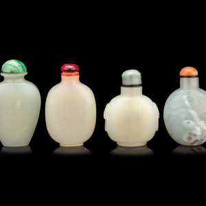 Four Chinese Snuff Bottles
comprising