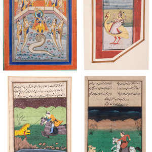 Four Indian Miniature Paintings 34a624