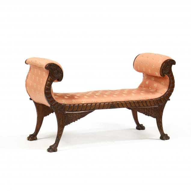 AMERICAN CLASSICAL CARVED MAHOGANY 34a64d