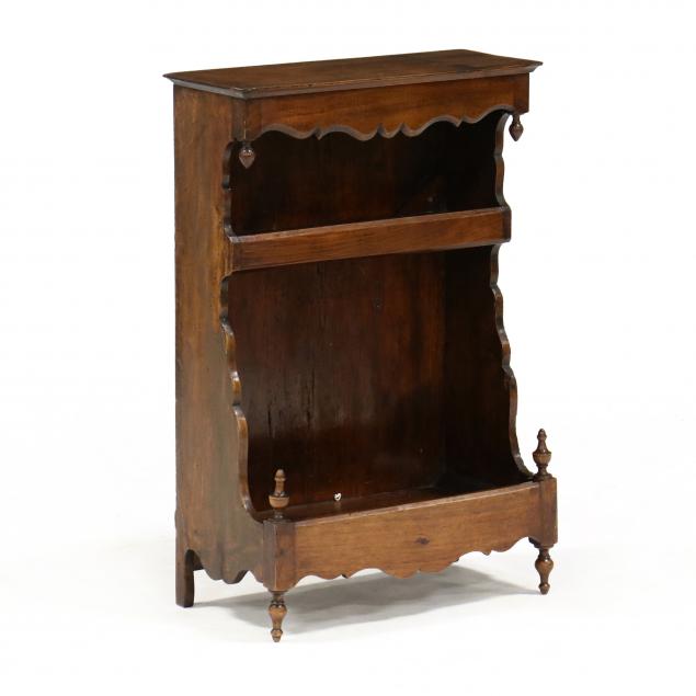 ANTIQUE FRENCH MINIATURE WALNUT CABINET