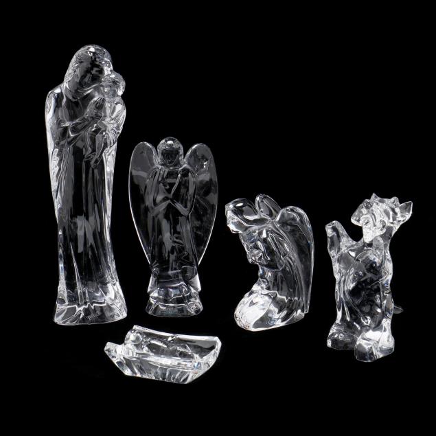 BACCARAT CRYSTAL NATIVITY SET AND 34a6ff