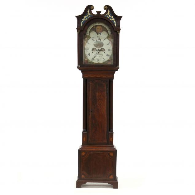 GEORGE III INLAID MAHOGANY TALL 34a751