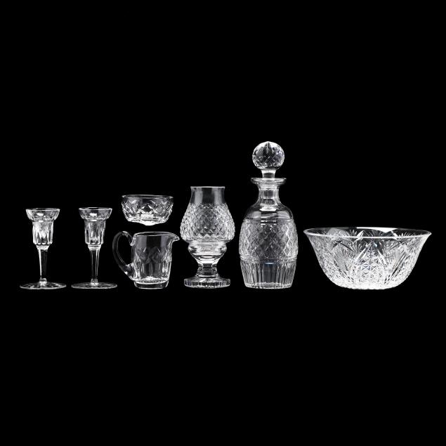 WATERFORD A SELECTION OF CUT CRYSTAL 34a764