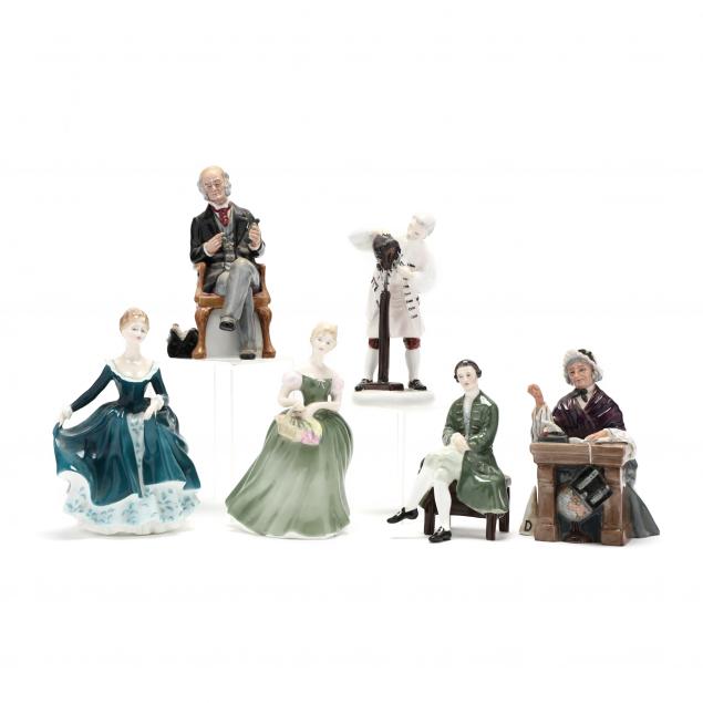 SIX ROYAL DOULTON FIGURINES Schoolmarm 34a771