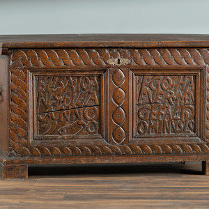 A William and Mary Carved and Paneled 34a7b5
