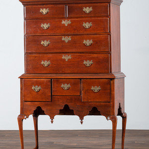 A Queen Anne Stained Cherrywood 34a7bc