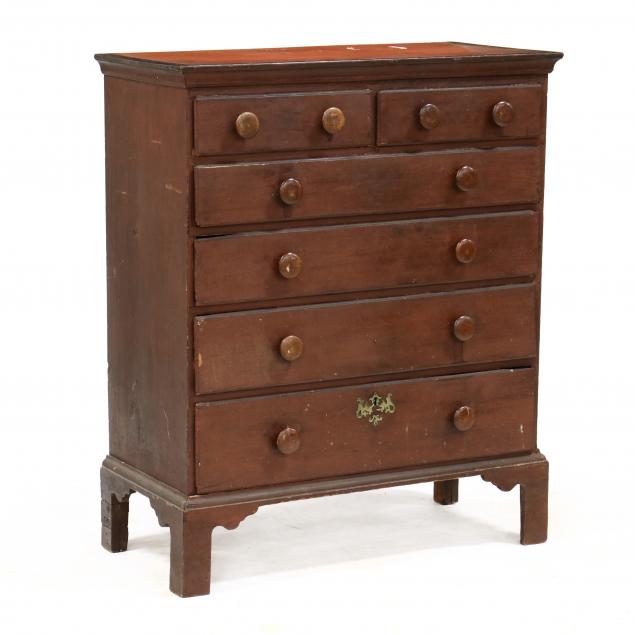 AMERICAN CHIPPENDALE SEMI TALL 34a7ca