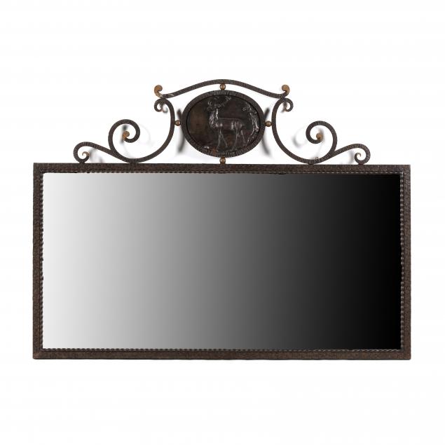 CONTINENTAL IRON MIRROR WITH STAG 34a814