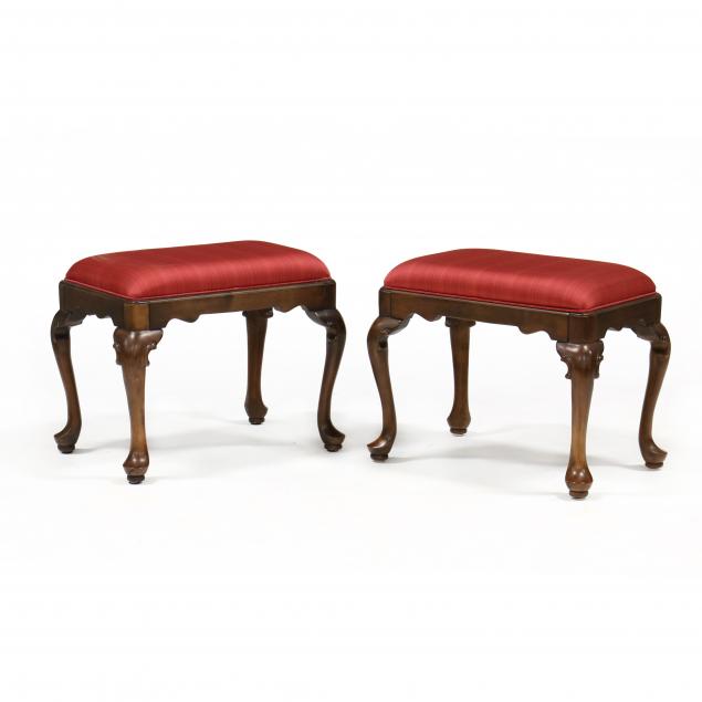 PAIR OF QUEEN ANNE STYLE CHERRY