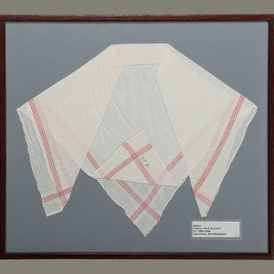 A Shaker Cotton Embroidered Neckerchief Canterbury  34a896