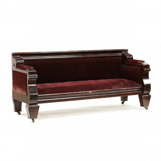 ATT. THOMAS DAY, MAHOGANY SOFA Caswell