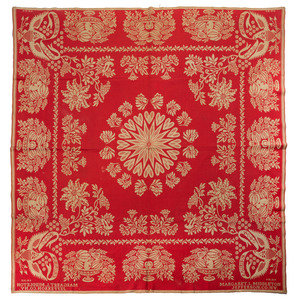 A Red and White Patriotic Jacquard