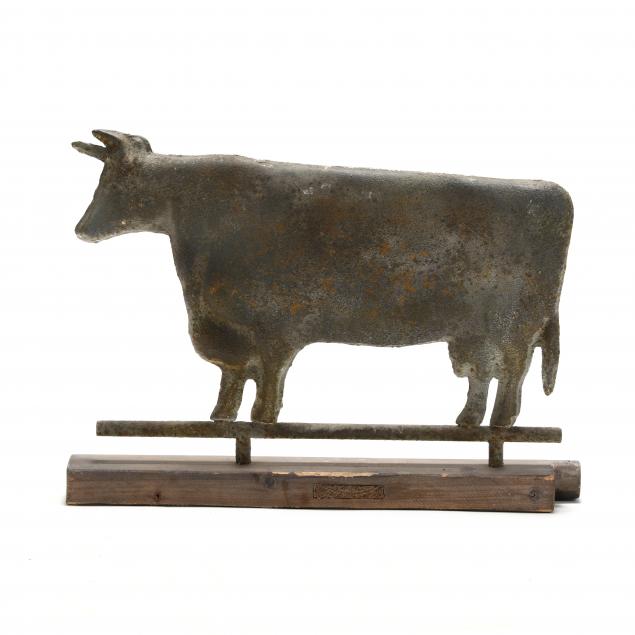 DECORATIVE FULL BODIED COW WEATHERVANE