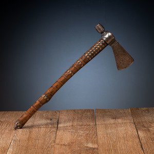 Plains Tacked Pipe Tomahawk
mid-19th