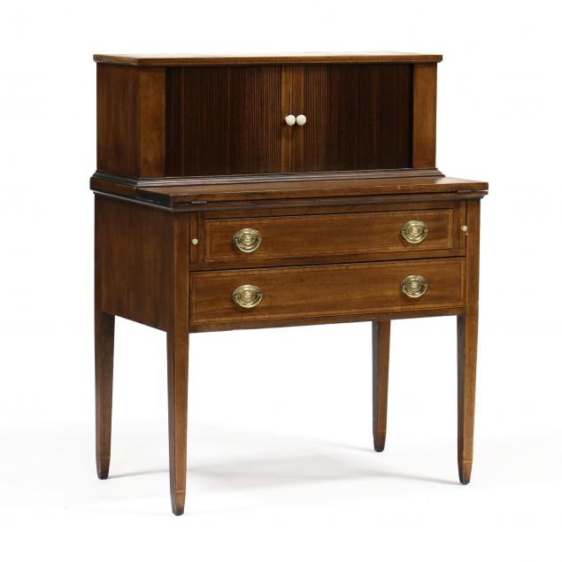 HEPPLEWHITE STYLE INLAID MAHOGANY 34aa75