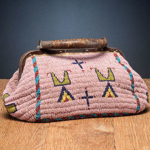 Sioux Beaded Hide Doctor's Bag
late