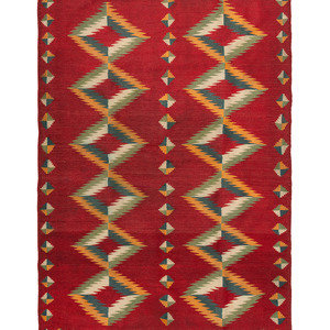 Navajo Germantown Weaving Rug late 34ab81