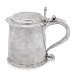 An English Silver Tankard maker s 34abb7