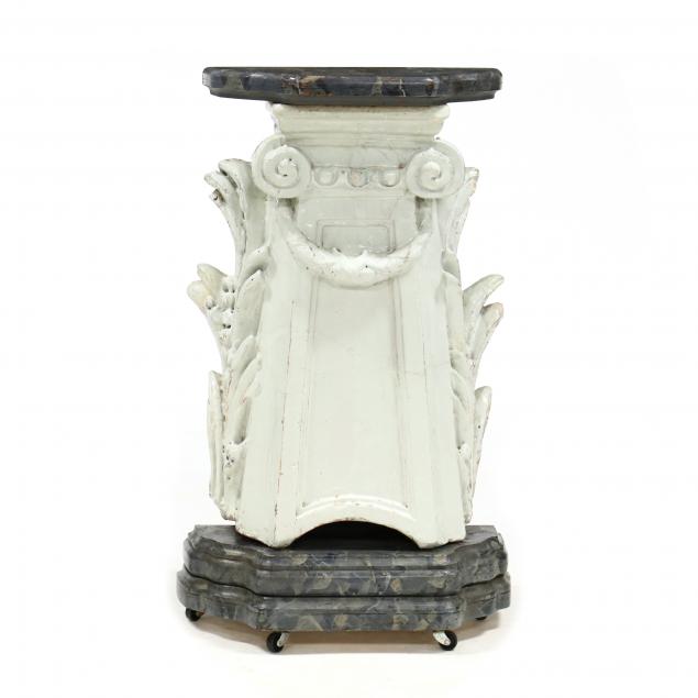 CONTINENTAL FAIENCE CONSOLE TABLE