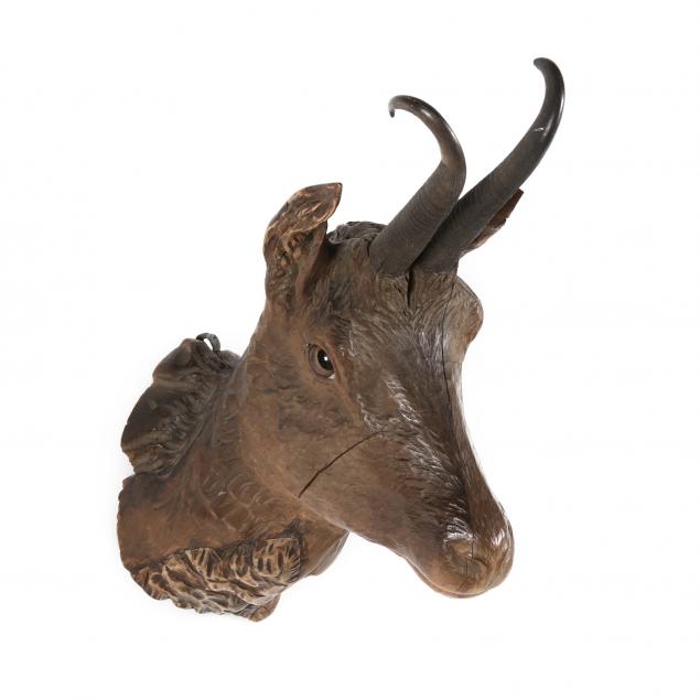 CONTINENTAL CARVED ANTELOPE HEAD 34ac22