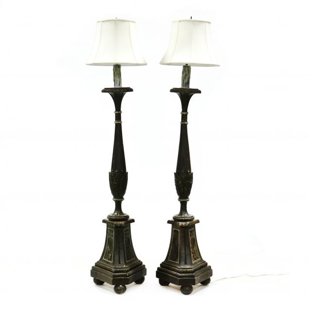 PAIR OF TALL ALTAR CANDLESTICK 34ac3a