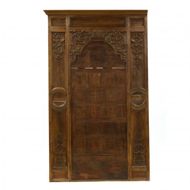 ANTIQUE FRENCH CARVED OAK ARCHITECTURAL