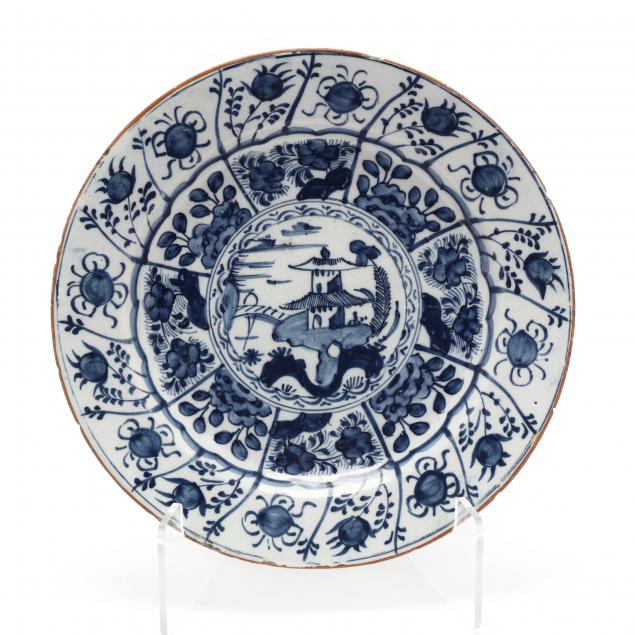 DUTCH DELFT BLUE AND WHITE CHARGER 34ac66