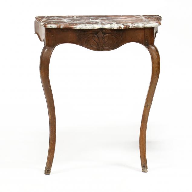 LOUIS XV MARBLE TOP WALL-MOUNT